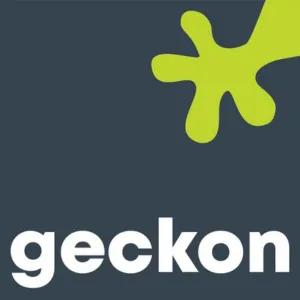 Geckon logo — sustainable energy solutions provider.” Title attribute: “Geckon Energy — powering smarter business efficiency.