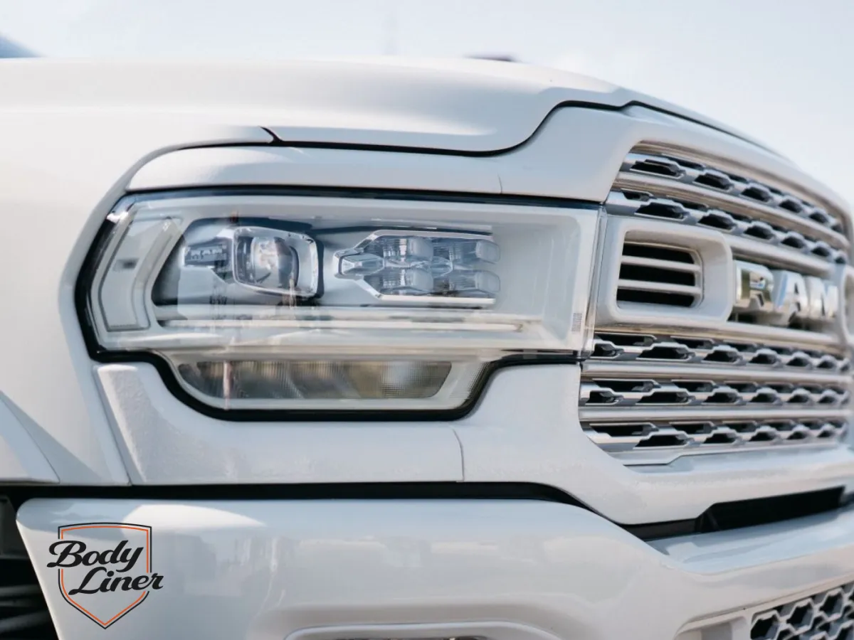 Body-Liner will NEVER yellow.  Our custom color match for every vehicle is next to perfect.  Cover your unwanted chrome.