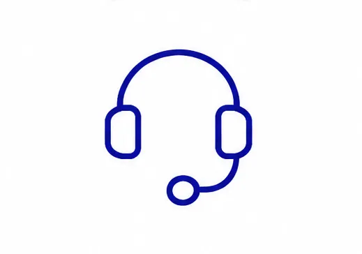 Headset icon representing support