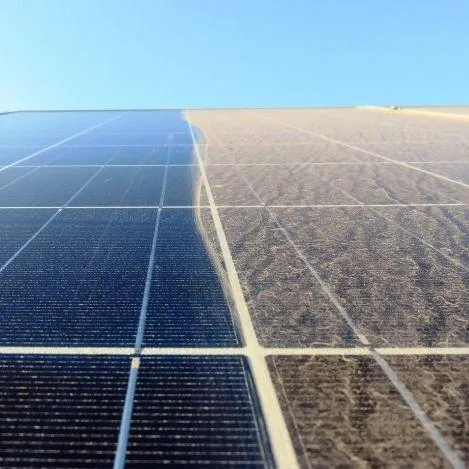 dirty s clean solar panels