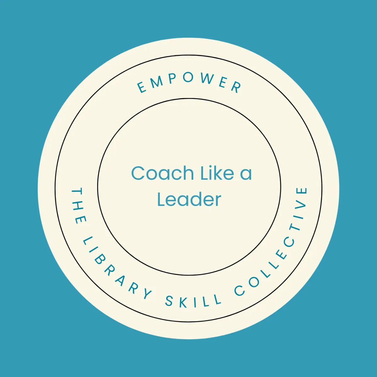 Coach like a leaer written on cream circle. Click to register.