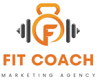 FitCoach Marketing Agency Logo Fitness and Gym Web Design and Marketing Srvices