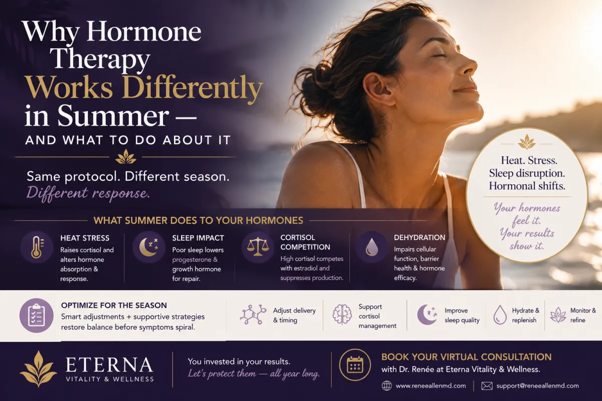 Why Hormone Therapy Works Differently in Summer — And What to Do About It