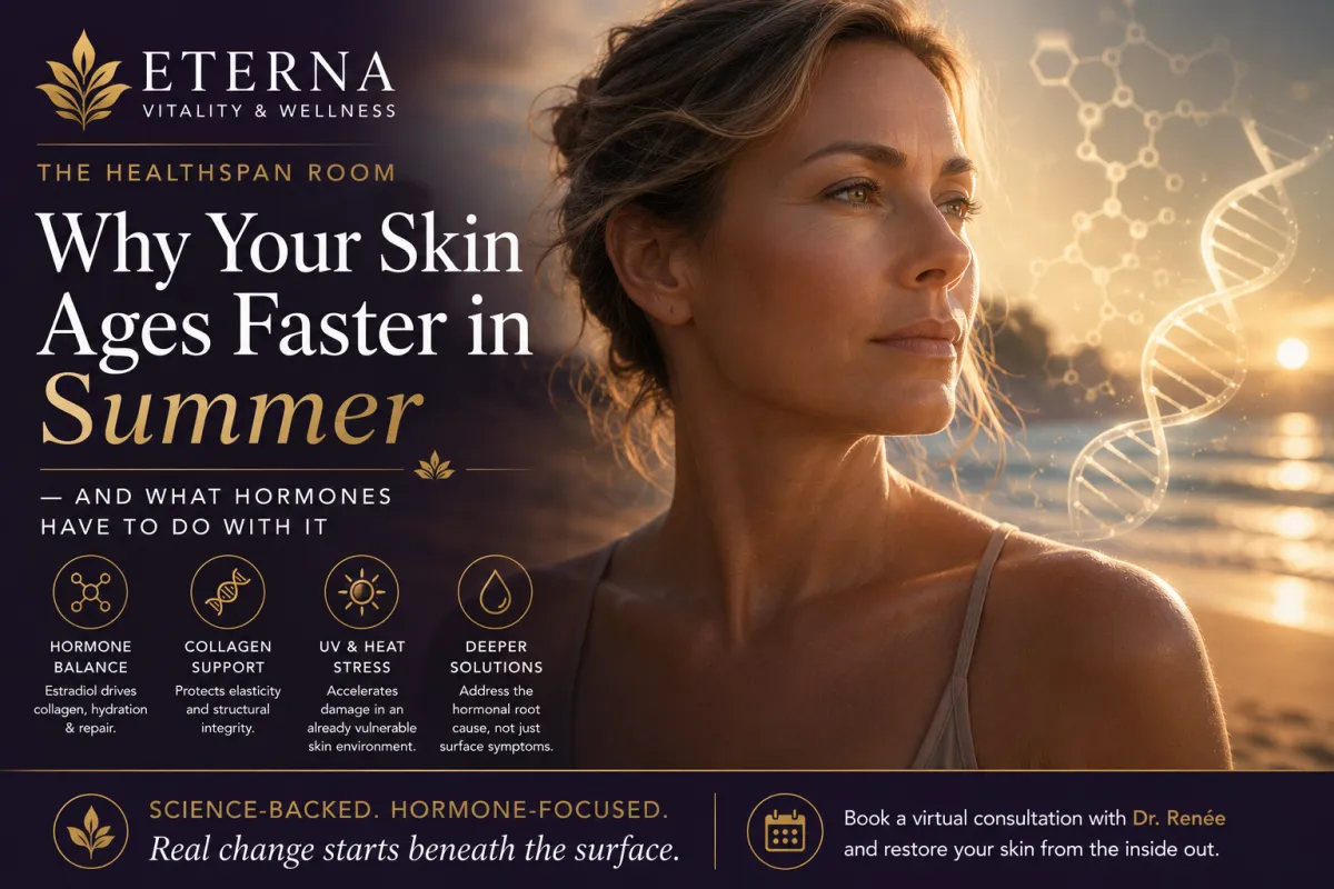 Why Your Skin Ages Faster in Summer — And What Hormones Have to Do With It