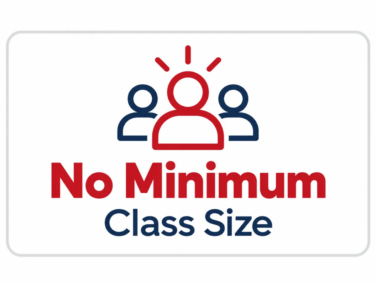 CPR training available with no minimum class size