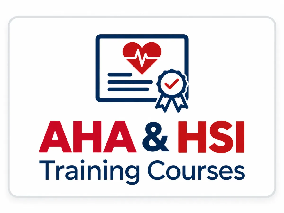 American Heart Association and HSI CPR and safety training courses