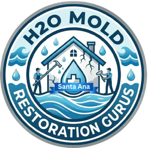 logo for H2O Mold Restoration Gurus of Santa Ana