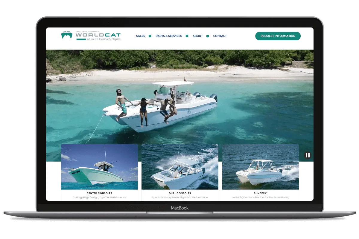 World Cat of South Florida website image