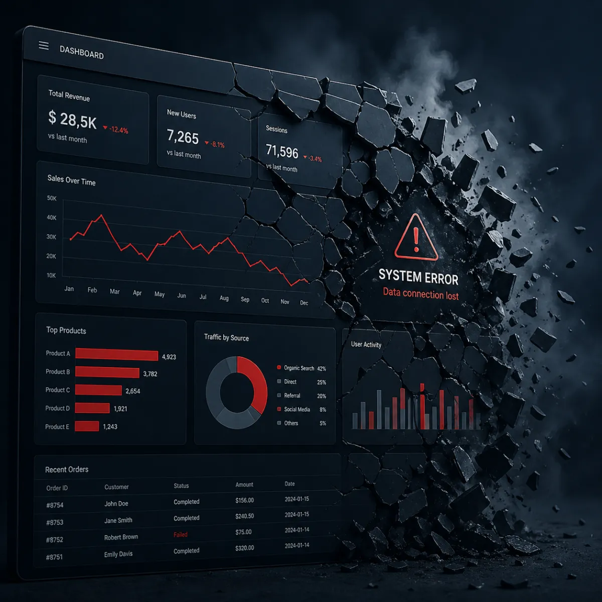 The Fall of Dashboards: What Happens When Structure Breaks