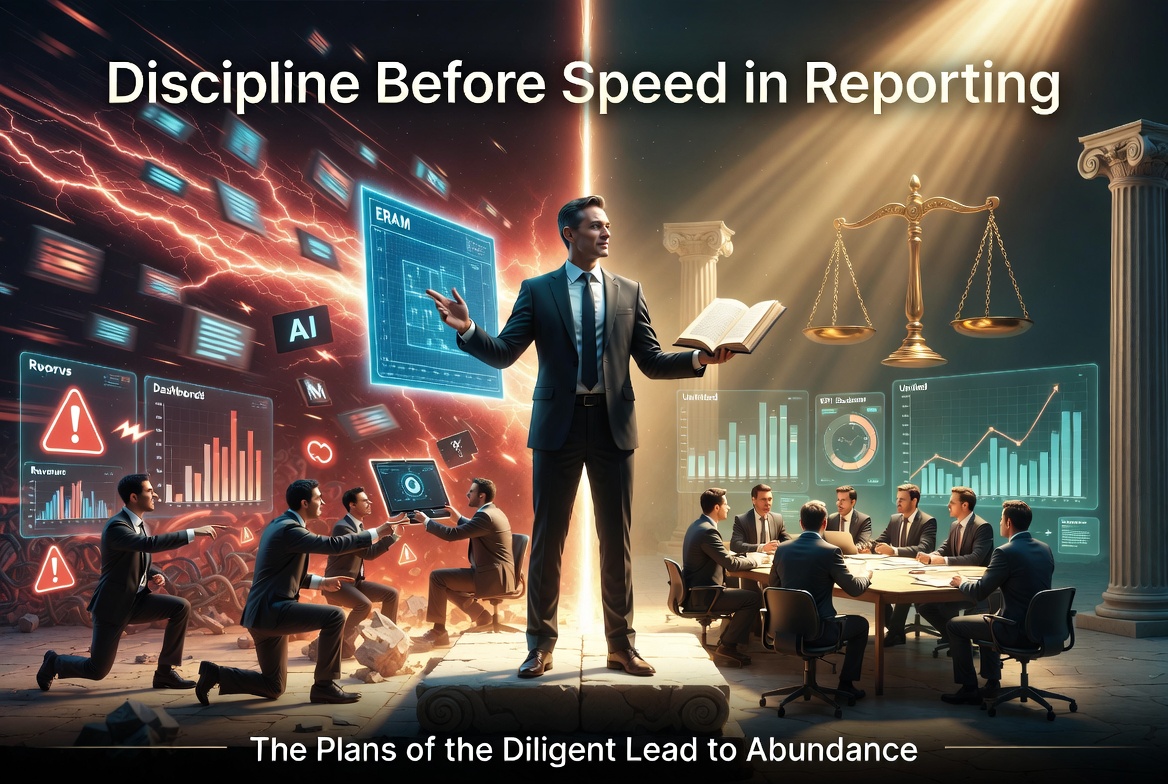 Discipline before Speed in Reporting