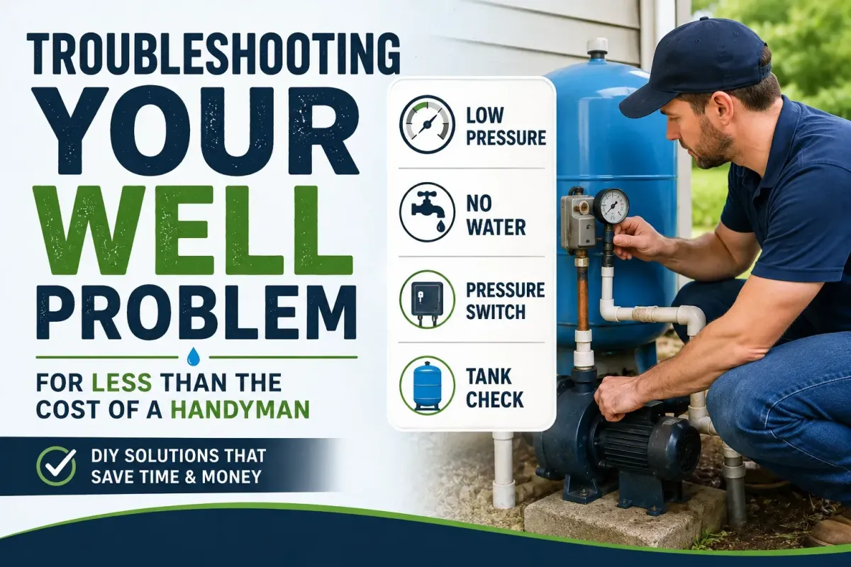 Troubleshooting your well problem (for less than the cost of a handyman)