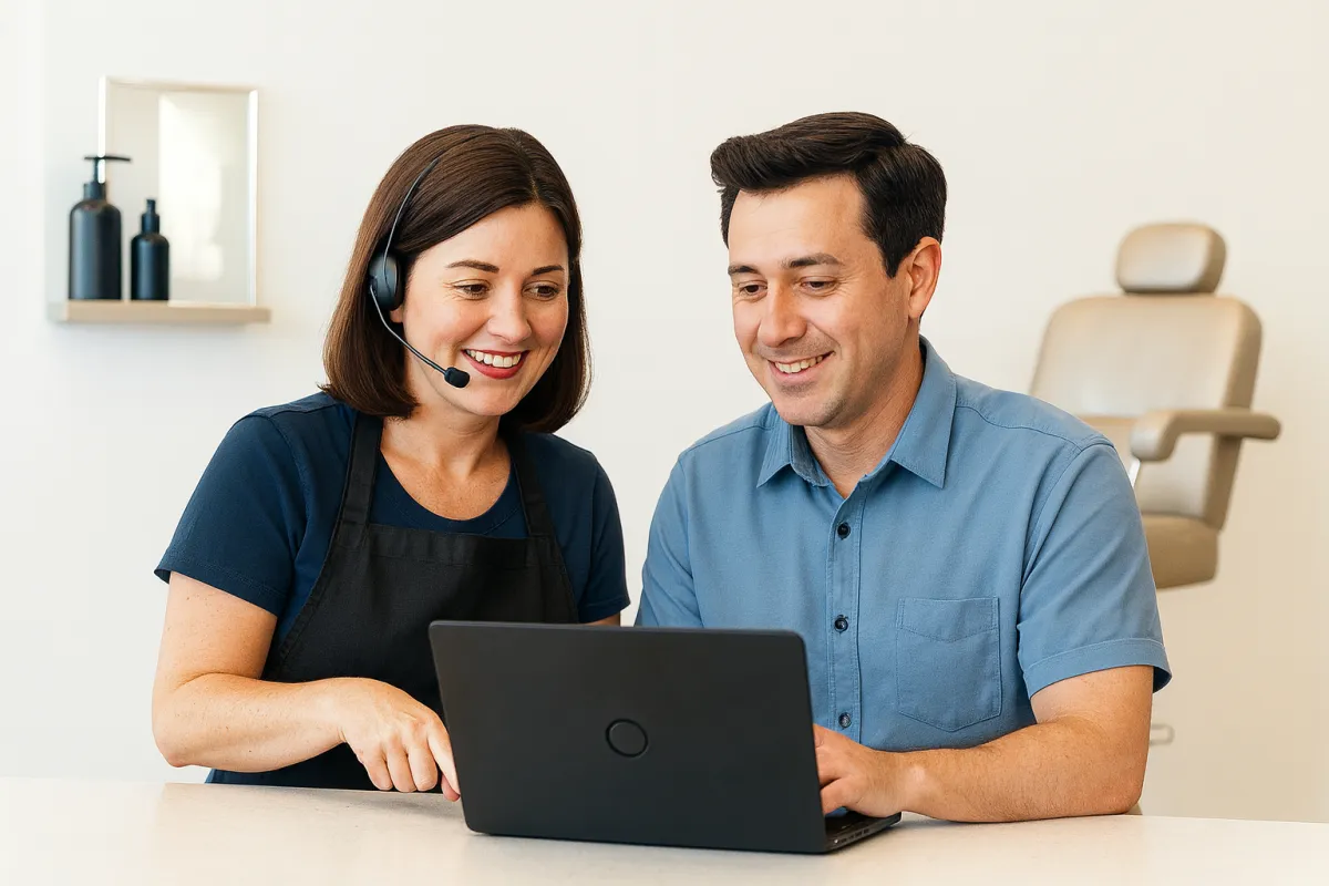 a flock of birds flying in the sky at sunset