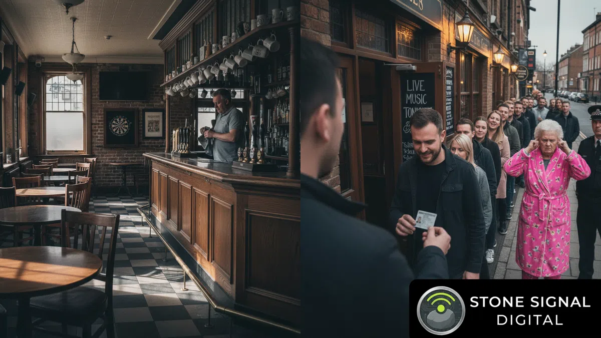 A Simple System for Pubs to Manage Queues, Regulars and Late Licences