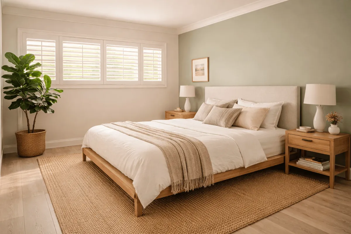 Board-and-batten style shutters on a heritage-inspired home