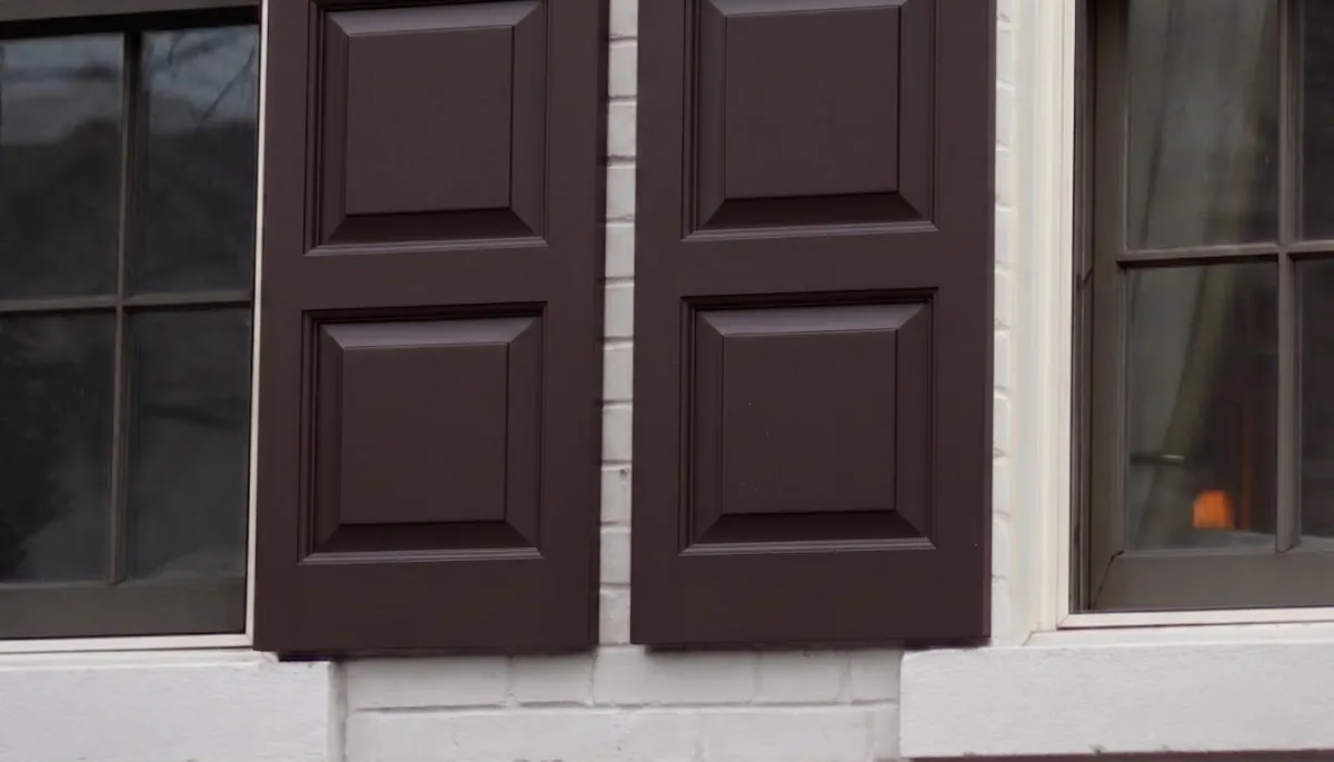 Raised panel exterior shutter styles