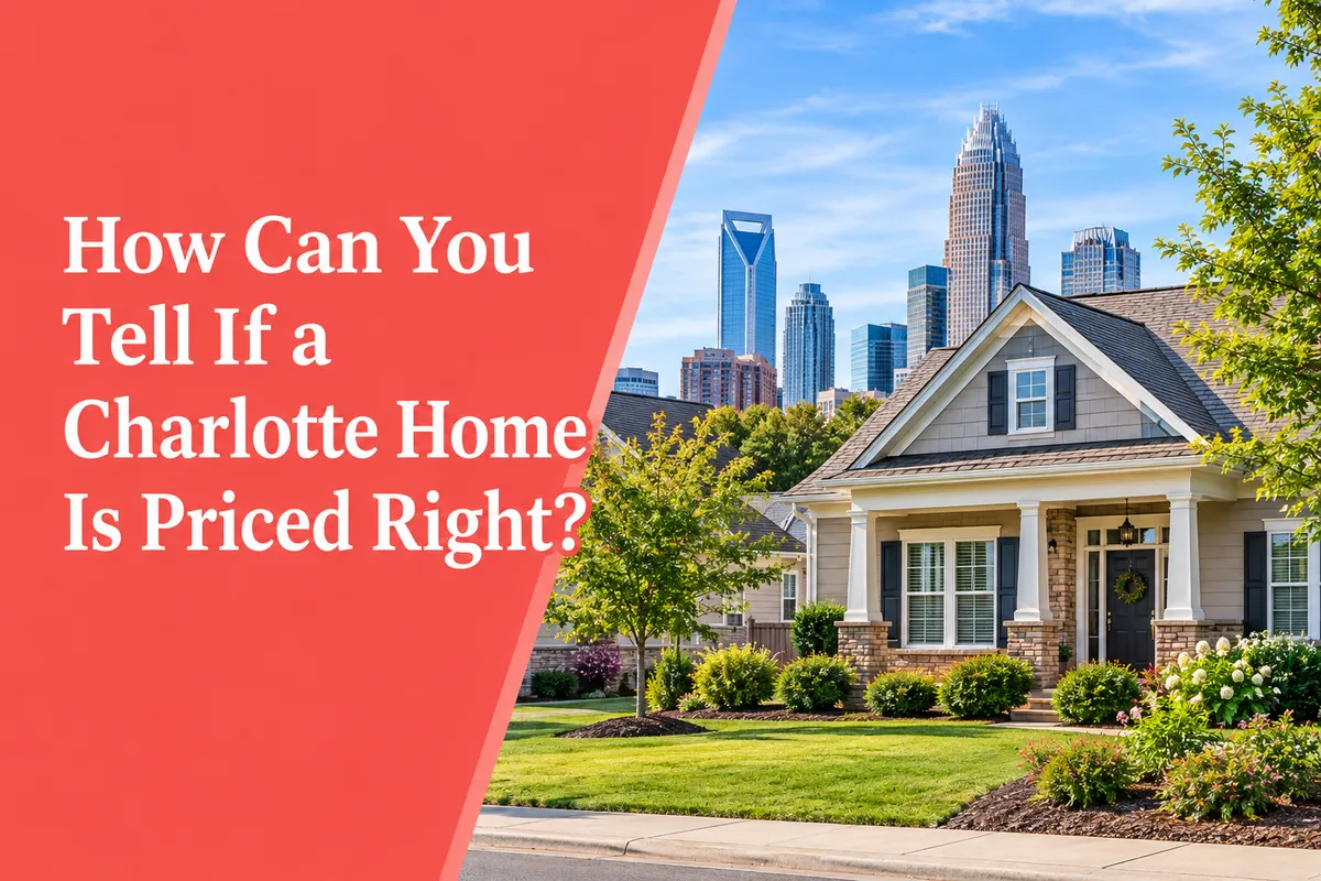 Charlotte NC real estate home pricing and market value for buyers