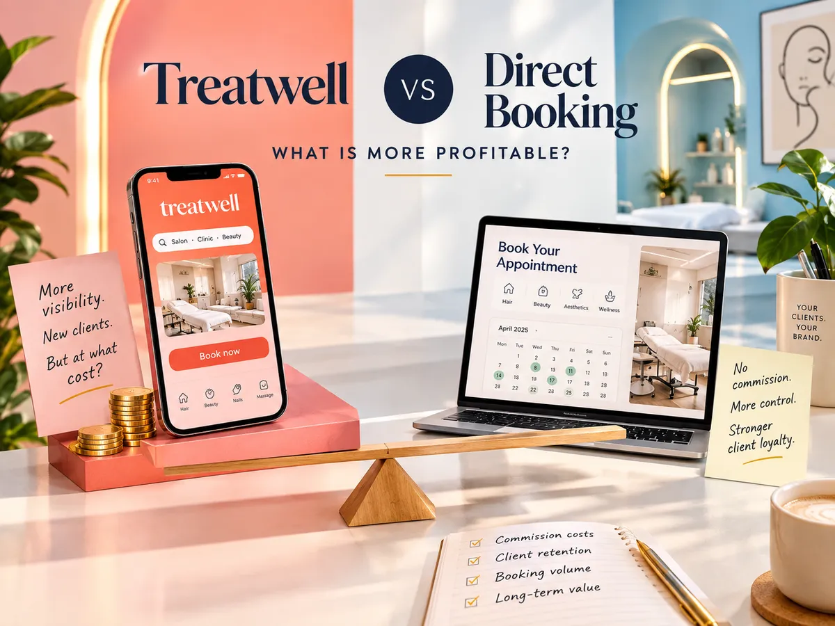 Treatwell vs Direct Booking: What Is More Profitable for UK Salons and Clinics?