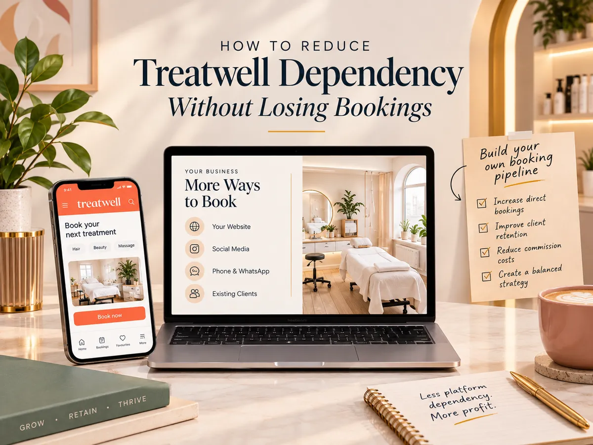 How to Reduce Treatwell Dependency Without Losing Bookings