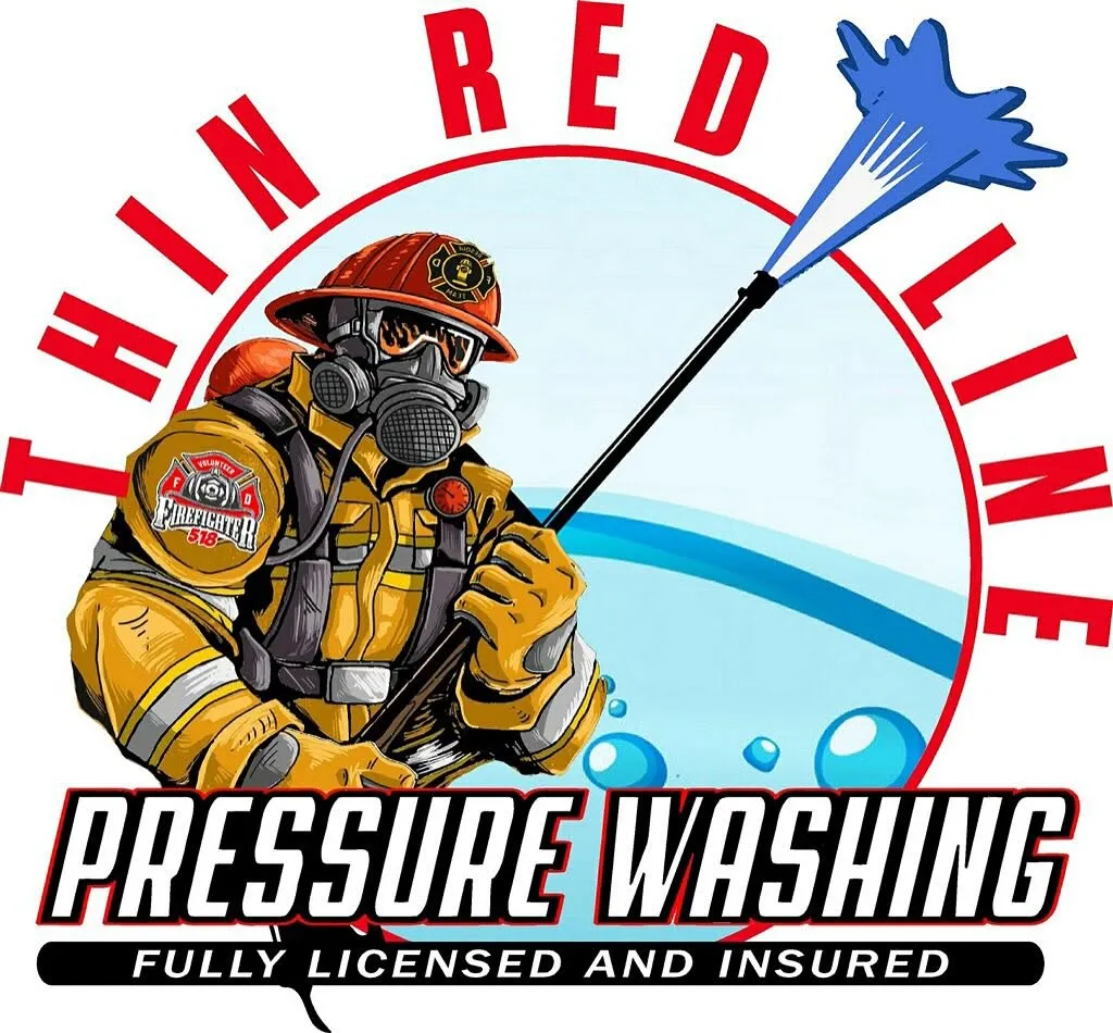 Thin Red Line Pressure Washing Logo