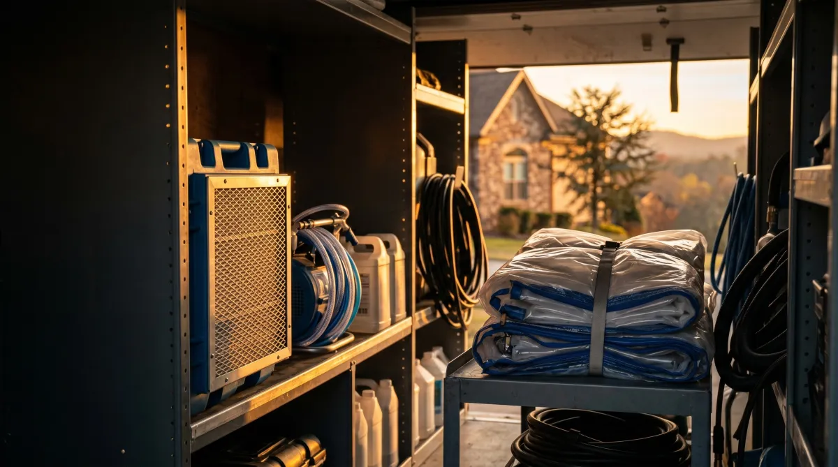 Biohazard and sewage backup cleanup services
