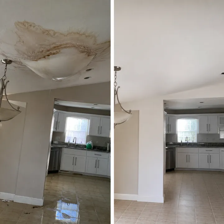 Plantation ceiling water damage restoration by Water Damage 360