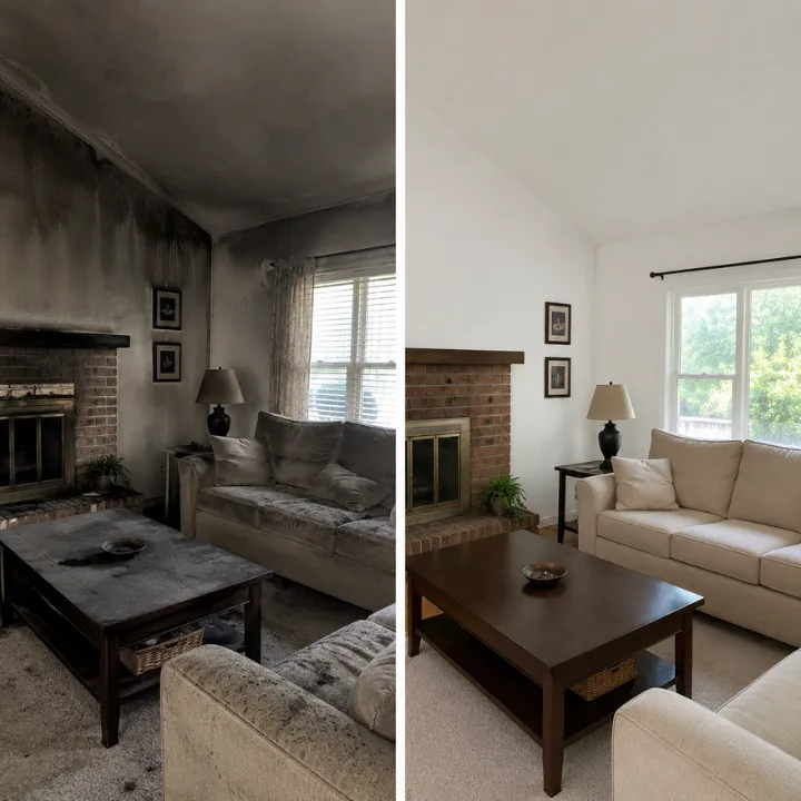 Plantation fire and smoke damage restoration by Water Damage 360