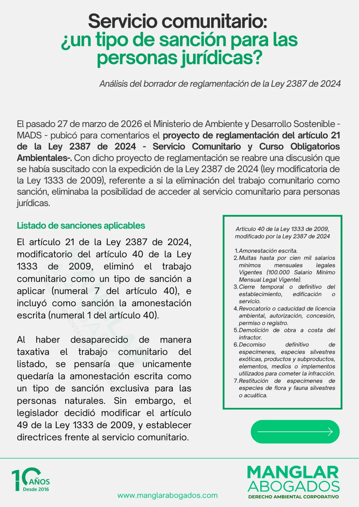 Conservación ambiental, manglar abogados, rondas hídricas, derecho ambiental corporativo