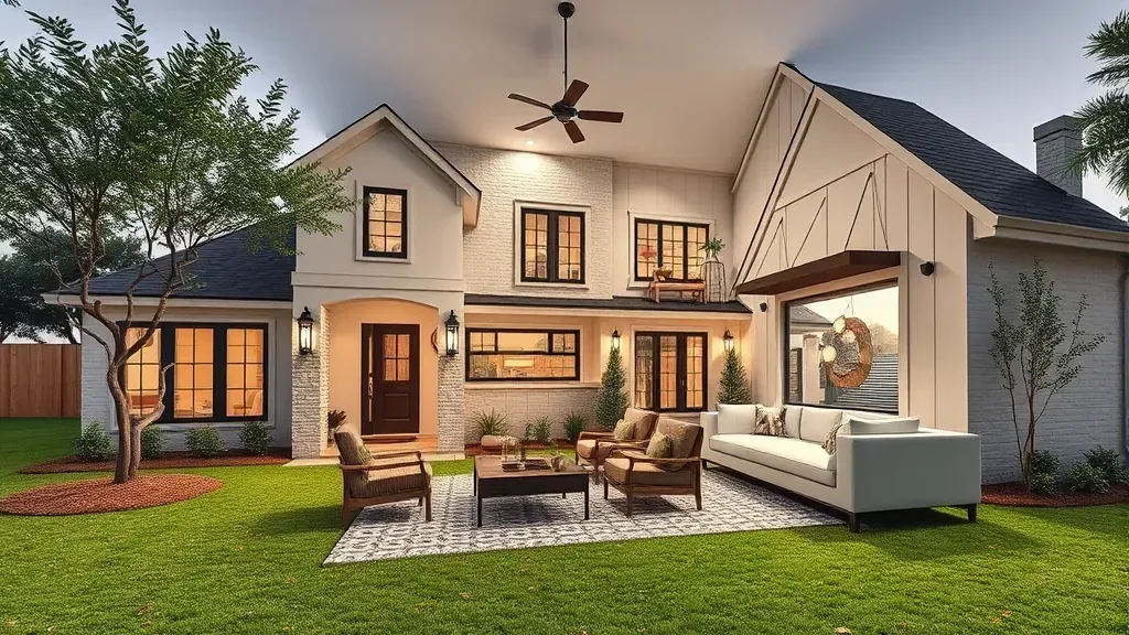 Home Remodeling in Jersey Village, TX showcasing modern kitchen and living area renovations.