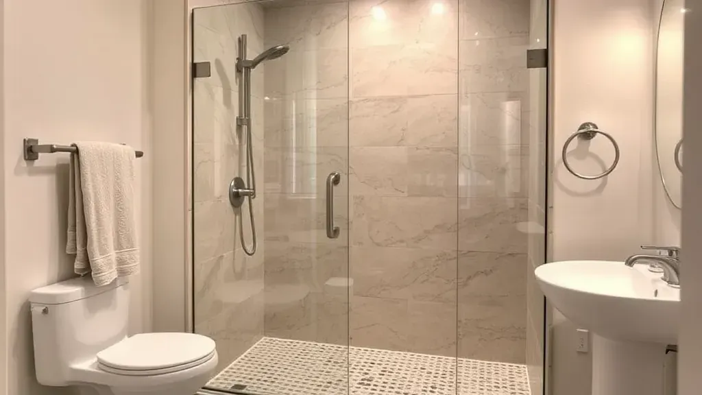 Walk-In Shower Installation projects in Spring TX showcasing modern design and functional elegance.