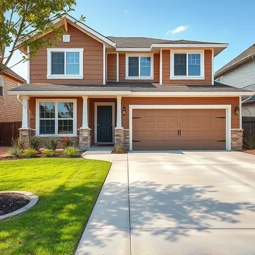Home remodeling project showcasing modern design elements and vibrant spring greenery in Spring, TX.