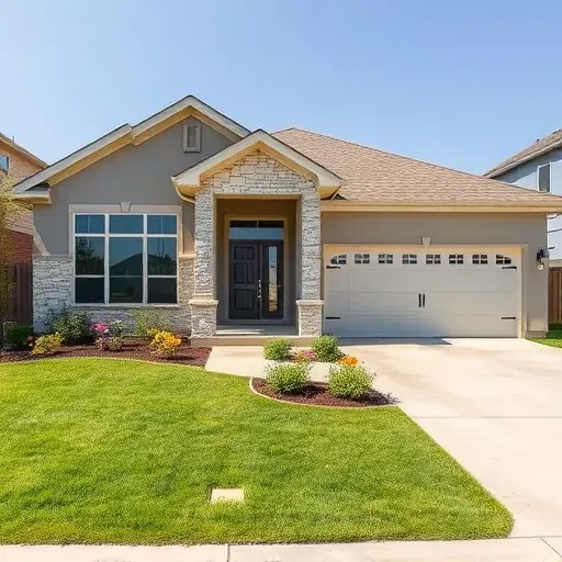 Home remodeling project in Spring TX showcasing modern design elements and attractive landscaping.