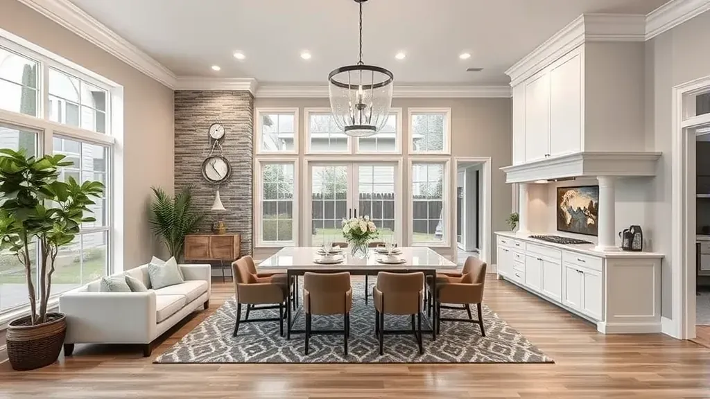 Home Remodeling in The Woodlands TX showcasing a modern kitchen renovation with custom cabinetry and appliances