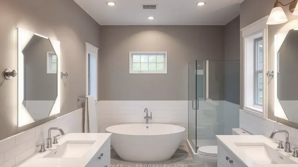 Bathroom lighting upgrades projects in Spring TX showcasing modern designs and improved illumination