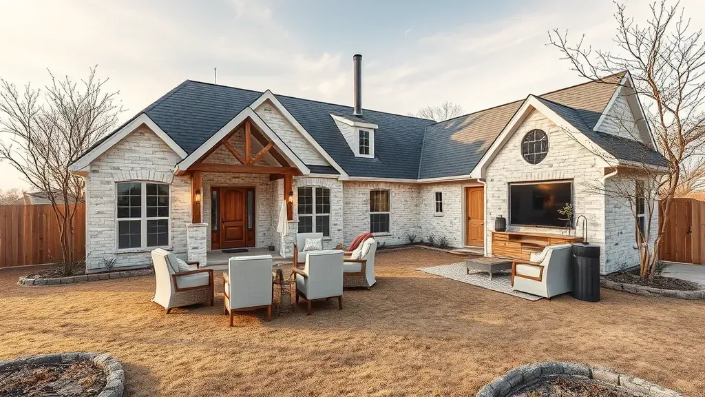 Home Remodeling in Woodbranch, TX featuring modern kitchen designs and cozy living spaces.