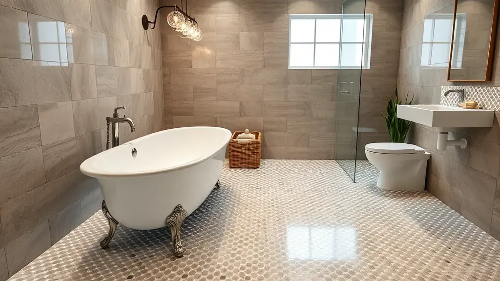 Heated Bathroom Flooring projects in Spring TX showcasing modern designs and warm ambiance