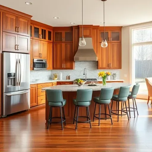 Beautifully remodeled kitchen in Tomball TX, featuring modern appliances, elegant cabinetry, and inviting natural light.