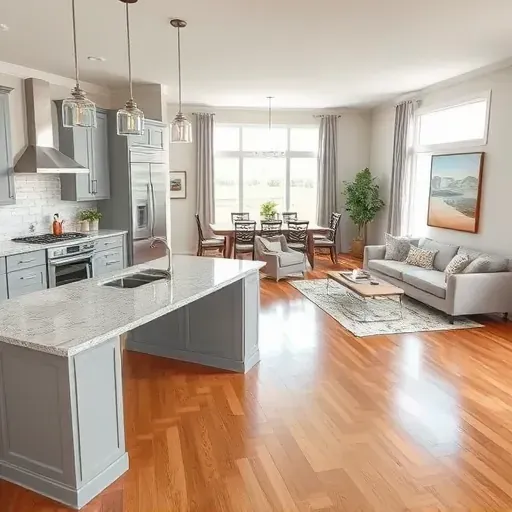 Beautifully remodeled kitchen in Klein, TX with granite countertops, custom cabinetry, and natural wood accents.
