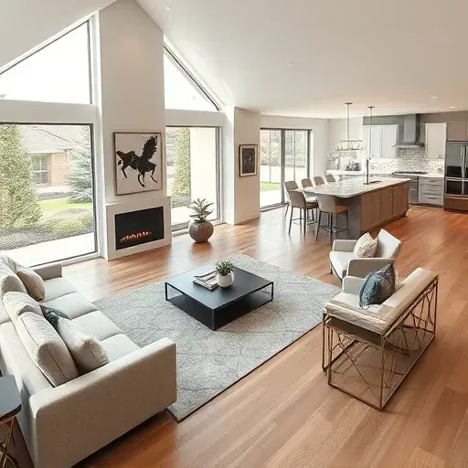 Elegant living room in Westheimer Corridor TX, featuring modern design, natural light, and sophisticated furnishings.
