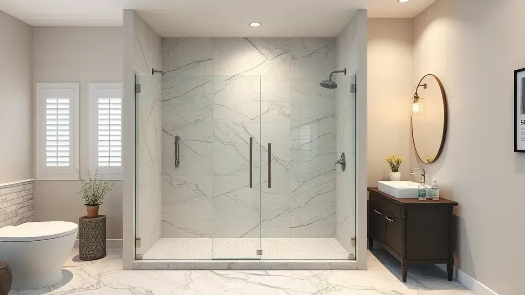 Frameless Glass Shower Doors projects in Spring TX showcasing modern bathroom designs and elegance.