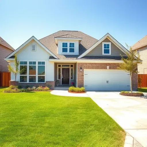 Home remodeling project in Spring, TX showcasing modern design elements and inviting outdoor space without people.