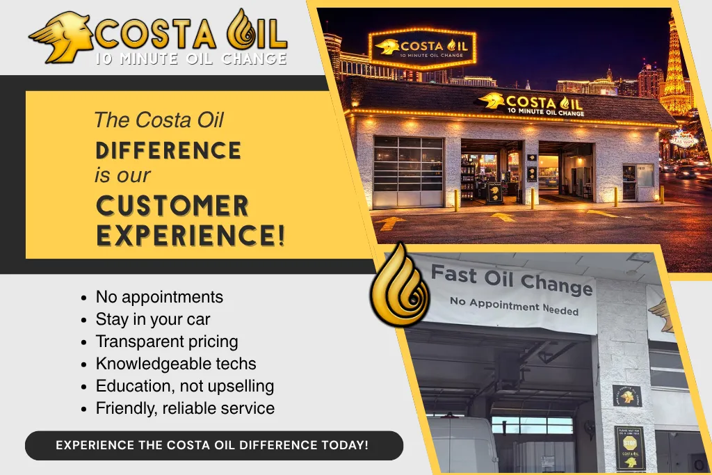 costa oil las vegas customer experience