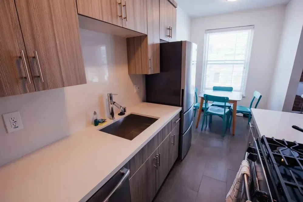 Updated Kitchen and dining area at Lido Hollywood
