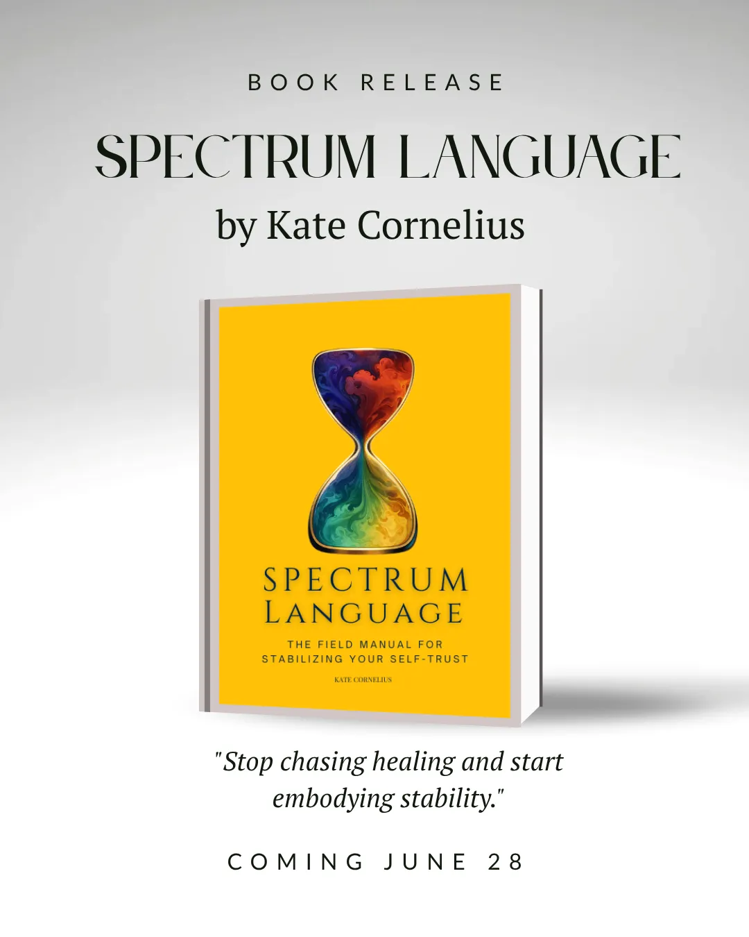 Book Release SPECTRUM LANGUAGE | Kate Cornelius