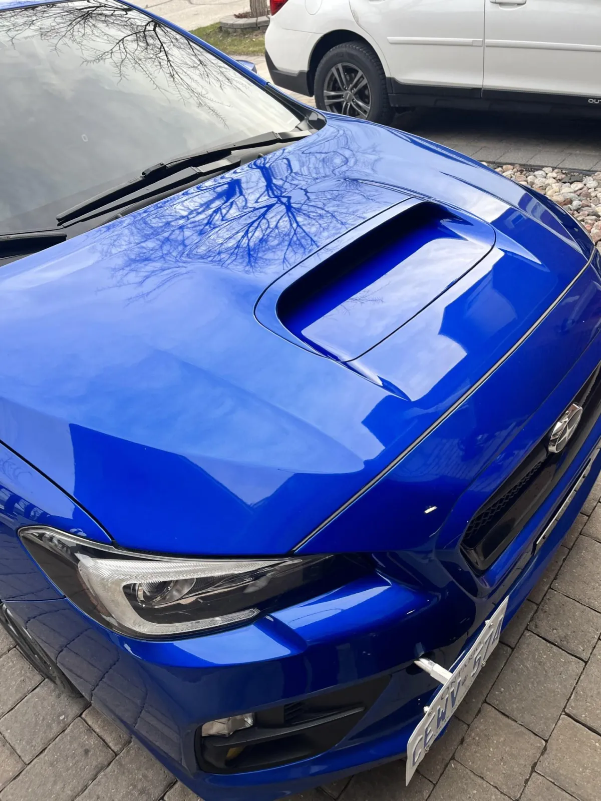 Blue car Detail