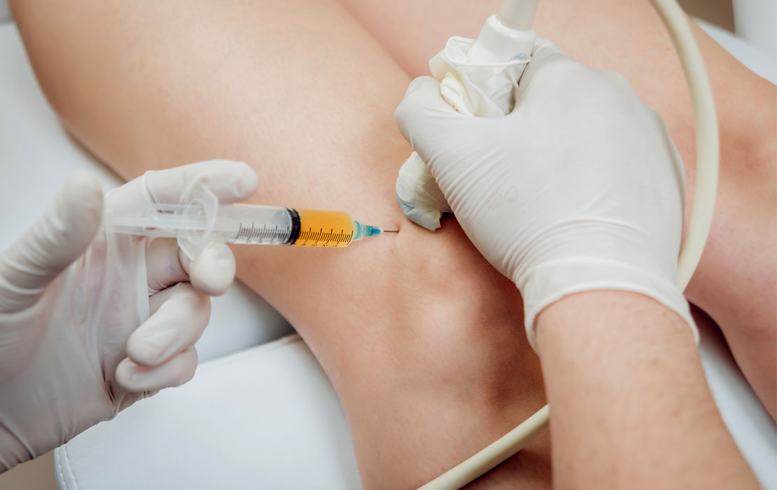 Doctor consults with patient via video call.