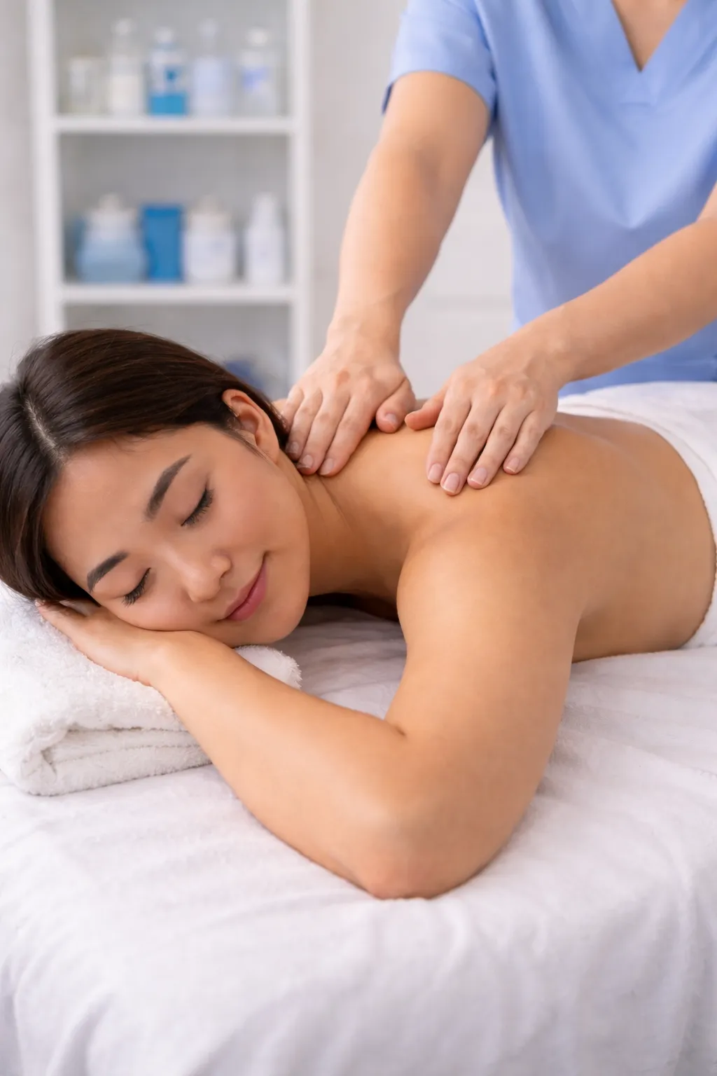 Close-up view of a green circuit board with components.