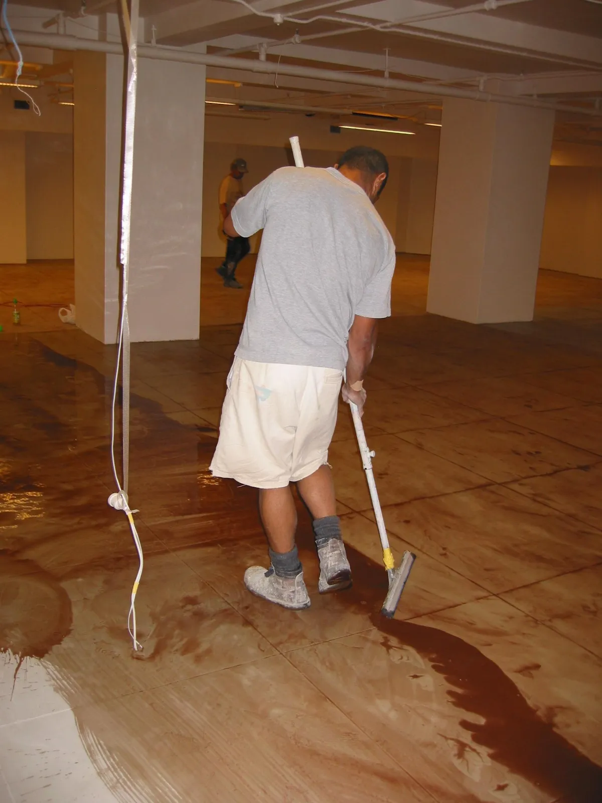 Retail store being done with Cretecova resurfacing