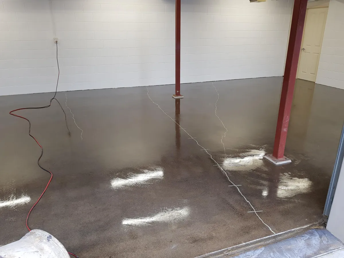 concrete floor crack repair