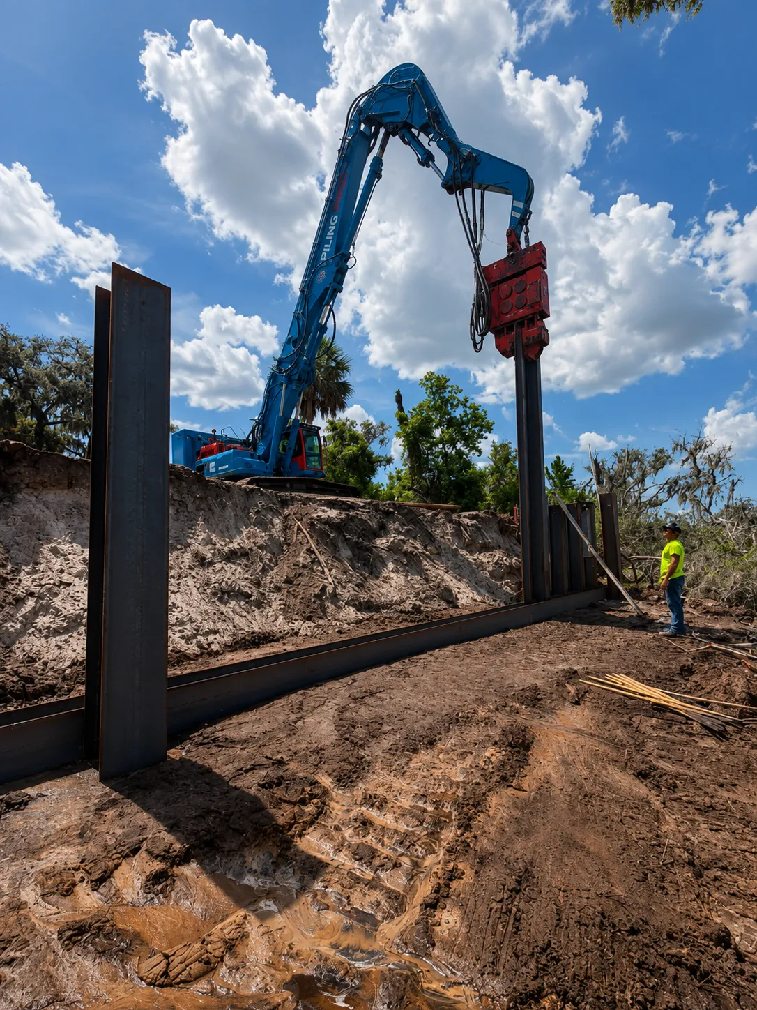helical pile foundation