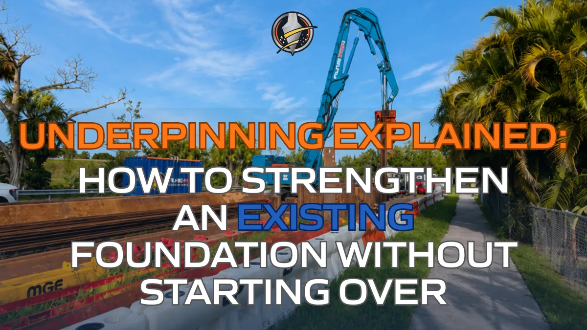 Underpinning Explained: How to Strengthen an Existing Foundation Without Starting Over